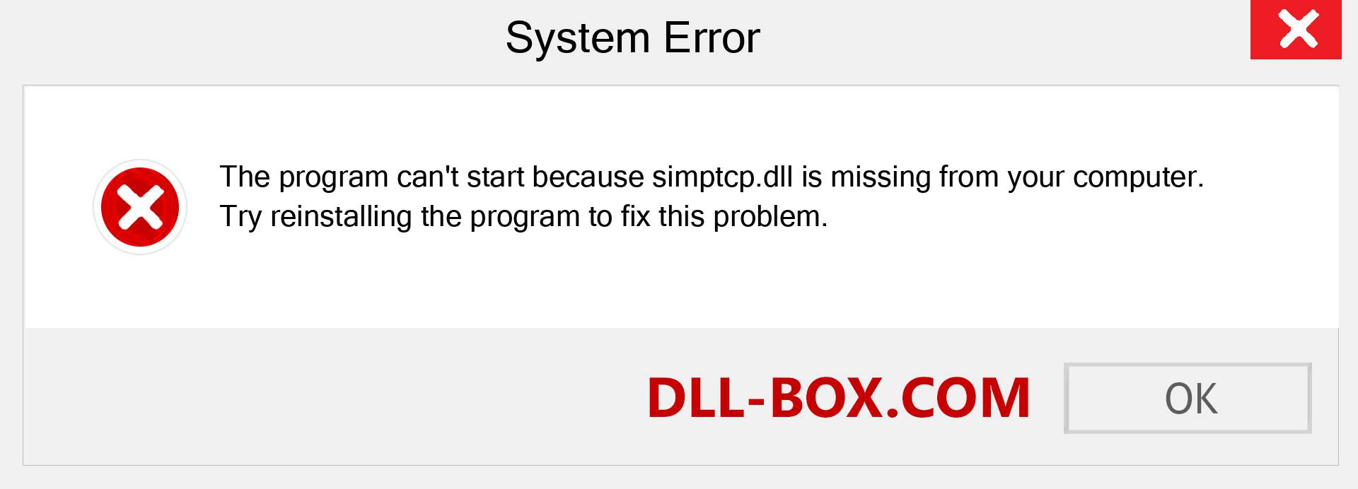  simptcp.dll file is missing?. Download for Windows 7, 8, 10 - Fix  simptcp dll Missing Error on Windows, photos, images